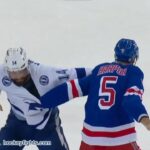 Patrick Maroon vs Ben Harpur Apr 5, 2023