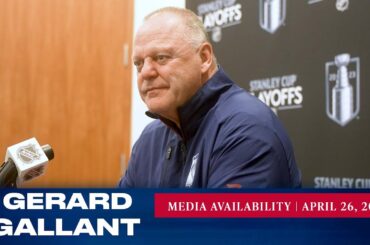 New York Rangers: Gerard Gallant Media Availability | Apr. 26, 2023