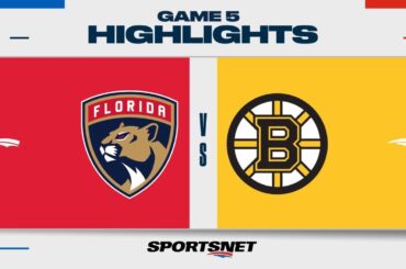 NHL Game 5 Highlights | Panthers vs. Bruins - April 26, 2023