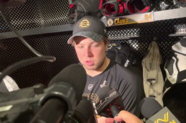 Charlie McAvoy on Bruins Game 5 OT Loss to Panthers | Bruins Postgame Interview