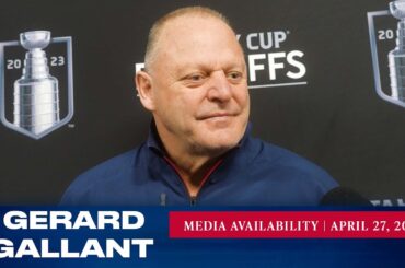 New York Rangers: Gerard Gallant Pregame Media Availability | Apr. 27, 2023