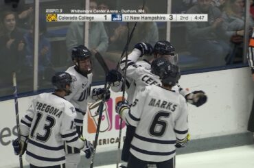 UNH Men's Hockey vs Colorado College Highlights (10-20-17)