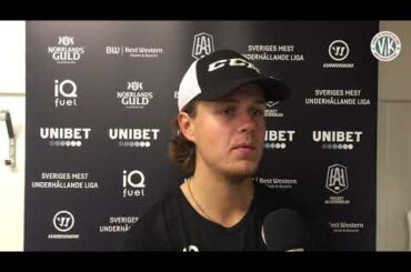 Väsby Hockey-TV träffar #18 Gustav Bouramman inför seriepremiären i HockeyAllsvenskan.