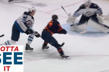 GOTTA SEE IT: Connor McDavid Dances Through Jets Before Roofing Puck On Connor Hellebuyck