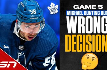 Is Scratching Michael Bunting the Wrong Decision?