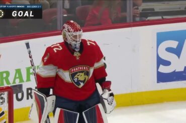 Dmitry Orlov's great pass on DeBrusk's power play goal vs Panthers in game 4 (2023)