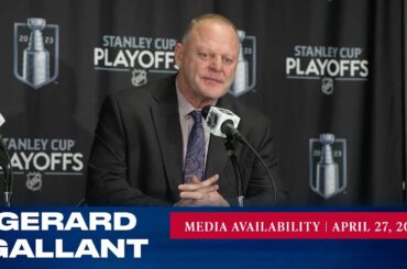 New York Rangers: Gerard Gallant Postgame Media Availability | Apr. 27, 2023