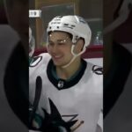 Daniil Gushchin scores the first puck for sharks in his debut match #nhl #goals # #hockey