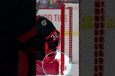 Filip Gustavsson Demonstrating Proper Foot Placement in the RVH #goalietraining #goaliecoaches