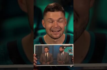 Tomas Hertl identifies BATMAN. #hockey #nhl #shorts