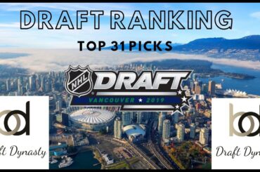 Top 31 ranking NHL draft 2019