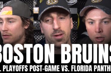 Brad Marchand, Charlie McAvoy & Tyler Bertuzzi React to Florida Panthers Impressive 6-3 Win in GM 2