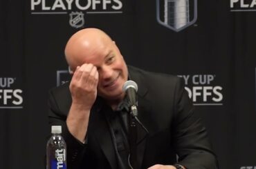 Jim Montgomery Gives Injury Updates Ahead of Bruins Panthers Game 6 | Bruins Interview