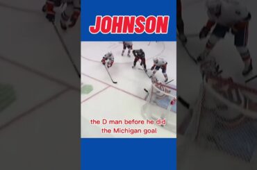 Kent Johnson Scored The BEST Michigan Goal EVER