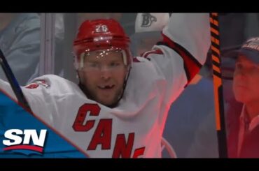 Paul Stastny Nets Series-Clinching Goal From Tight Angle To Send Hurricanes To Next Round