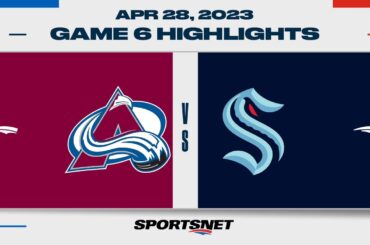 NHL Game 6 Highlights: Avalanche vs. Kraken - April 28, 2023