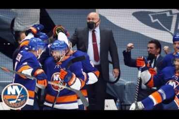 Barry Trotz Reacts To Isles Series Victory vs. Penguins | New York Islanders