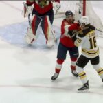 Zacha roughing on Lomberg - Have your say!