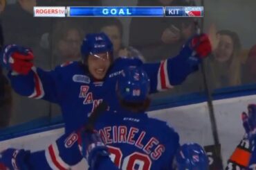 Damiani scores beautiful playoff goal for Kitchener -- 4/8/18