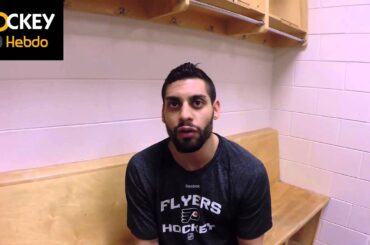 Interview Pierre-Edouard Bellemare - Philadelphia Flyers - 10/04/2015