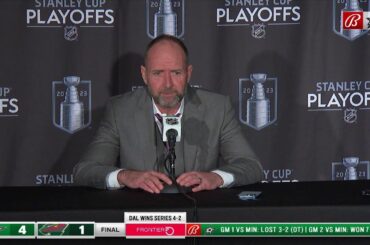 Pete DeBoer on the 4-1 Dallas Game 6 Win vs. Minnesota