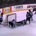 Colin Stevens robs Yale's John Hayden - 2/8/14