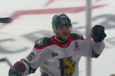 Zach L'Heureux silences crowd with hat-trick