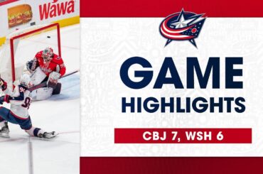 Jack Roslovic scores the GAME-WINNING GOAL in OT win over Capitals | Postgame Highlights (3/21/23)