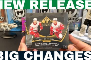 NEW RELEASE! NEW FORMAT! Opening Up a Box of 2021-22 SP Authentic Hockey!