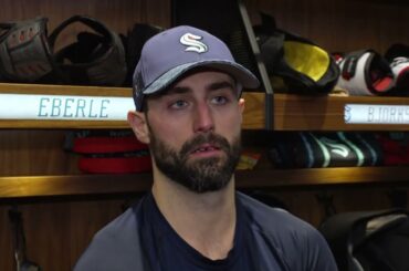 2023 #nhl Playoffs: Seattle Kraken Forward Jordan Eberle - Postgame Interview - Game 6 - 04.28.23