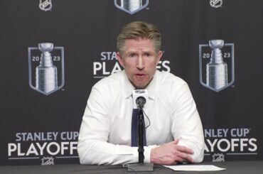 2023 #nhl Playoffs: Seattle Kraken Head Coach Dave Hakstol - Postgame Interview - Game 6 - 04.28.23