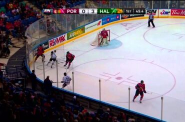 Martin Frk Skates hard and catches a pinching Rutkowski Halifax Mooseheads Detroit Redwings HD