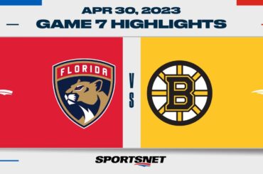 NHL Game 7 Highlights | Panthers vs. Bruins - April 30, 2023