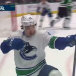 Andrei Kuzmenko scores OT goal vs Stars (27 feb 2023)