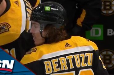 Bruins' Tyler Bertuzzi Tips Home Dmitry Orlov's Point Shot To Even Up Game 7