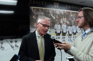 WMU Hockey Post Game Presser - UND
