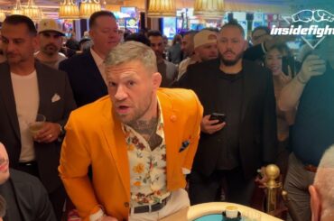 Conor McGregor talks Ryan Garcia vs Gervonta Davis rematch while gambling on roulette