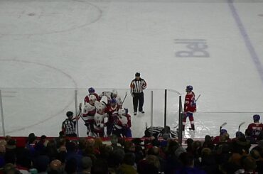 Laval Rocket's Charles Hudon takes down Belleville Senators' Parker Kelly and roughs him up 2/1/20