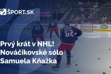 Premiéra Samuela Kňažka! Novačikovské sólo v NHL