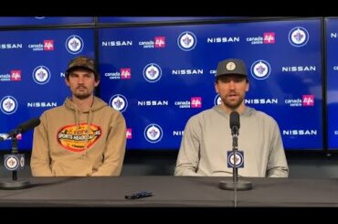 Jets Wheeler, Hellebuyck address Bowness comments, end of season