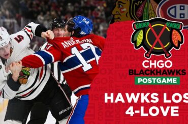 Canadiens Show No Love to Chicago Blackhawks in Valentine's Day Massacre | CHGO Blackhawks Postgame