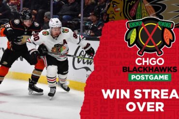 Short-Handed Chicago Blackhawks Fall to Ducks | CHGO Blackhawks Podcast