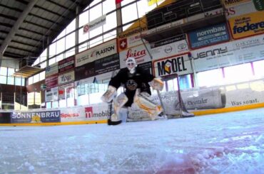 Elvis Merzlikins On Ice Training Clips 2008