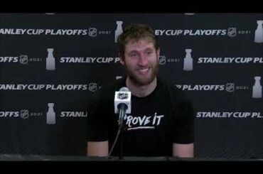 Jaccob Slavin on Carolina Series Win vs. Nashville & Injury: "I Want to Make a Deep Playoff Run"