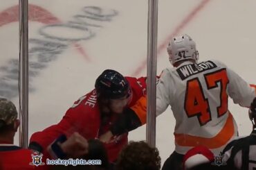 Garrett Wilson vs T J  Oshie Oct 8, 2021