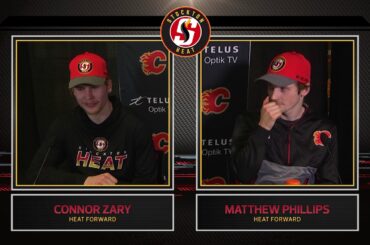 Heat Postgame Quotes - Matthew Phillips, Connor Zary - February 21, 2021