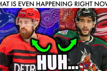 WHAT IS EVEN HAPPENING... (Filip Hronek TRADED To Canucks, Shayne Gostisbehere To Hurricanes/News)