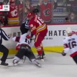 Nikita Zadorov manhandled Zach Sanford