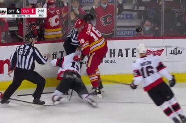 Nikita Zadorov manhandled Zach Sanford