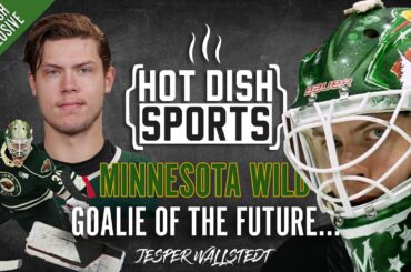 We Interview the NHL's Goalie of the Future 👀 | Minnesota Wild | Hot Dish Sports Exclusive